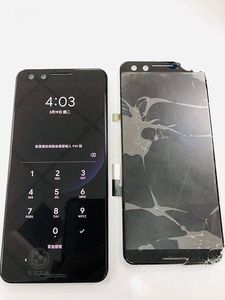 Google pixel 3更換面板