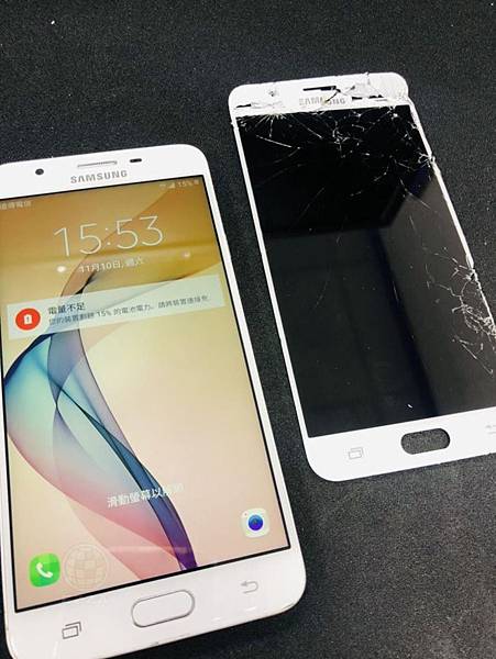 三星j7 prime面板破裂
