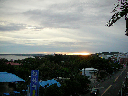 濱海民宿風景