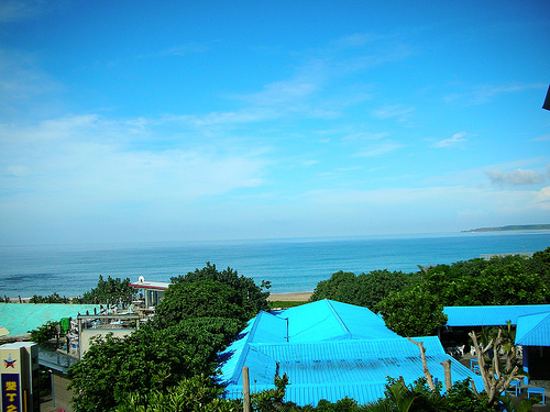 濱海民宿風景