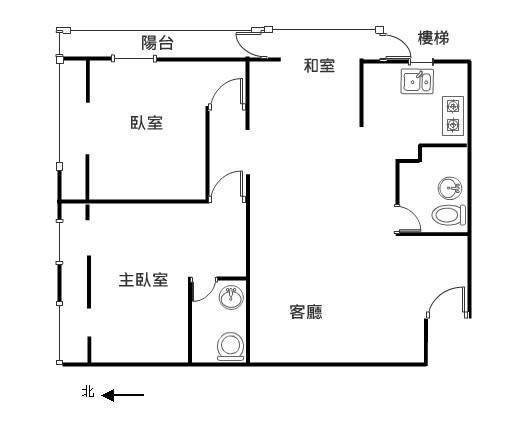 大安路一段239號4F之1  格局圖