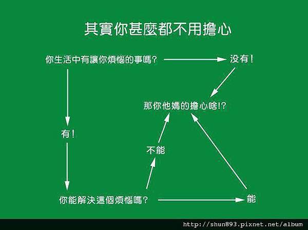 其實你什麼都不用擔心