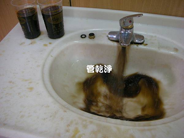 管路洗了八小時才乾淨？ 桃園 大溪 石園路 水管清洗 (管乾