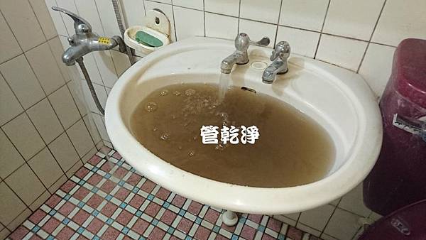 打開水龍頭就有青草茶？ 新竹 竹東 東昇路 水管清洗 (管乾