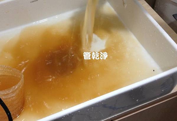 清洗水管 龍頭打開就有香濃咖啡？ 桃園 中壢 雙福路 水管清