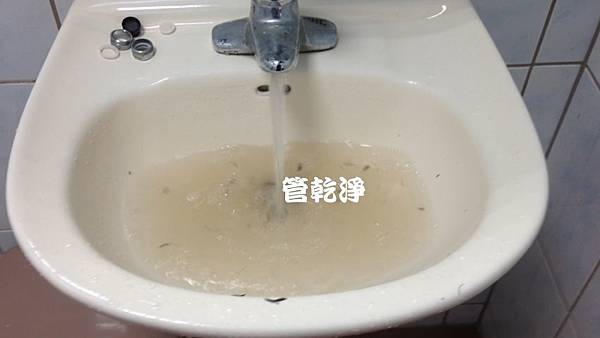 龍頭一轉跑出羽毛？ 台中 石岡 豐勢路 清洗水管 (管乾淨)