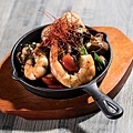 Stir-fried fresh Shrimp with Asparagus and Mushroom鮮蝦蘆筍炒洋菇，NT$280.jpg