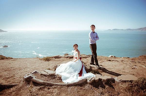 琪琪小姐與喬先生 舊金山 海外婚紗