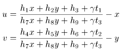 Discrete 3D Motion Model