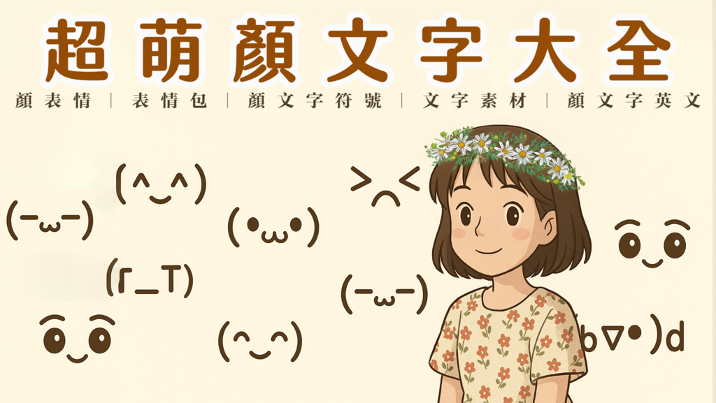 【超萌顏文字大全】顏表情｜表情包｜顏文字符號｜文字素材｜顏文字英文.png