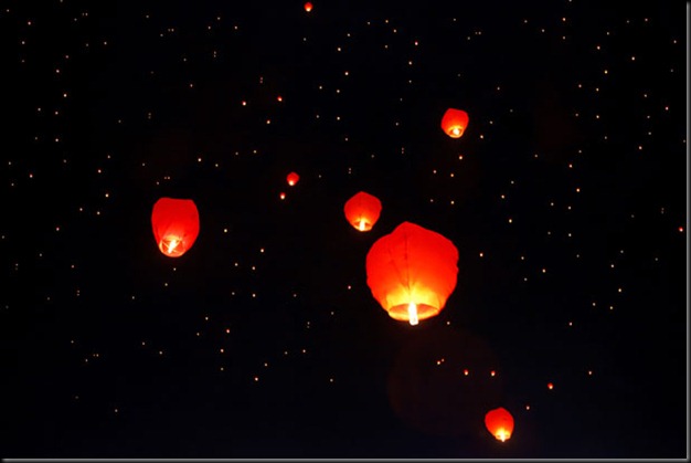 sky lanterns