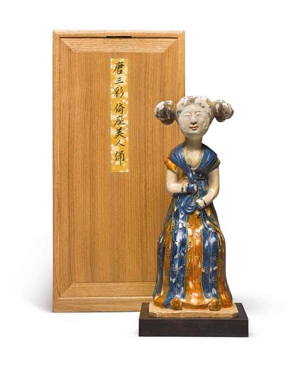 中国 唐三彩 女子俑 M29-1 【公式通販】