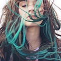 green_dip_dye_haircolorsideas