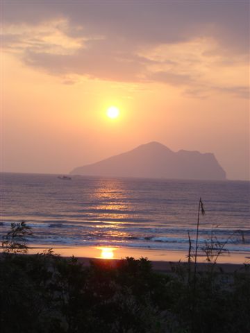 龜山島夕陽