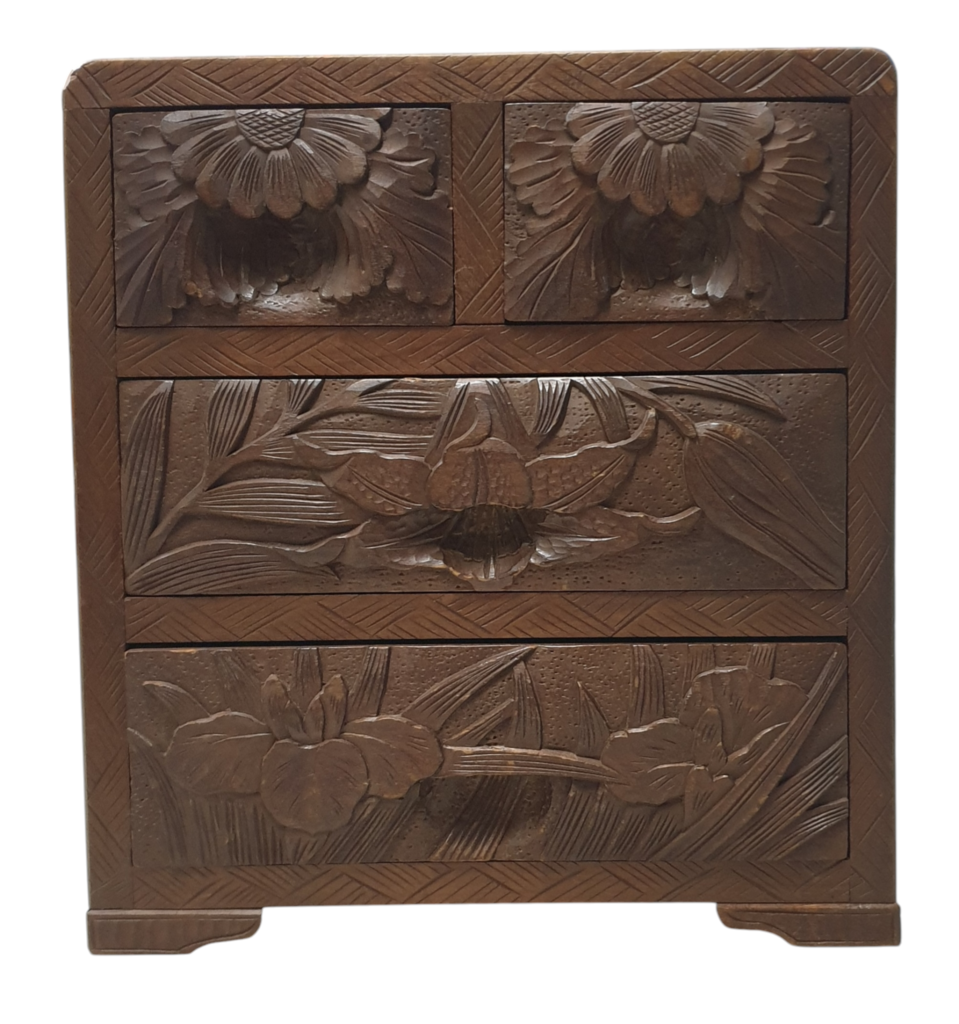 【不上妝卻華麗的櫃子】日光彫｜箪笥｜