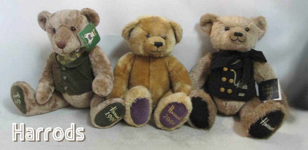 【走過歷史的熊熊】Harrods百貨公司｜泰迪熊｜聖誕紀念泰