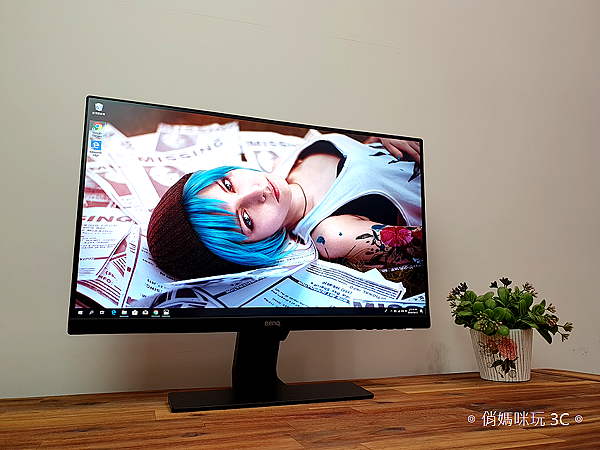 BenQ 24 型 IPS 寬螢幕窄邊框 GW2480 開箱 (俏媽咪玩 3C) (31).png