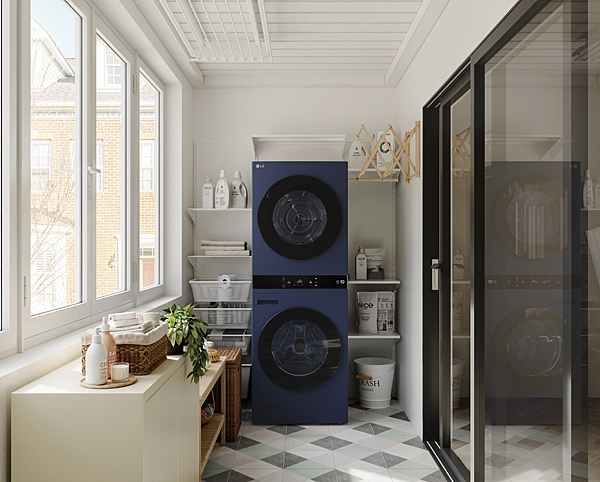 【新聞圖片3】LG WashTower AI 智控洗乾衣機第二代推出霧夜藍等質感新色，百搭各式居家裝潢.png