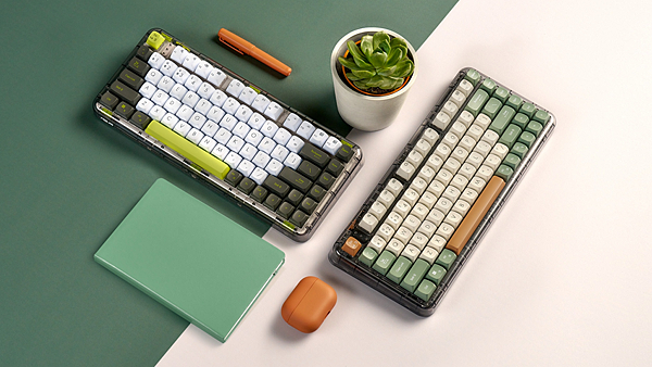 華碩首款機械式鍵盤Jelly75，以罕見的撞色設計登場，帶來「曠野橙」與「電流綠」兩款設計。.png
