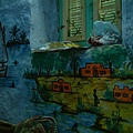 wall painting in Hamdi's house