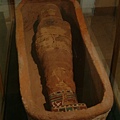 mummy in the Aswan Museum