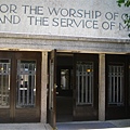 Chapel designed by Frank-Lloyd Wright