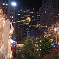 Rockfellar Center的聖誕樹與小天使
