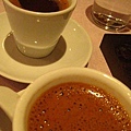 Greek coffee, very similar to Turkish coffee.