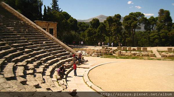 Epidavros Theatre, the largest and best-preserved Greek theatre in the world.