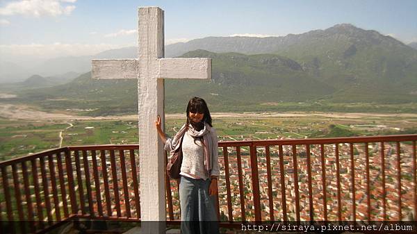 the cross at Agia Triada