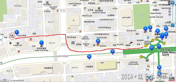 孔陵一隻雞地圖。MAP