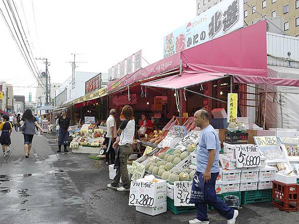 函館朝市一景