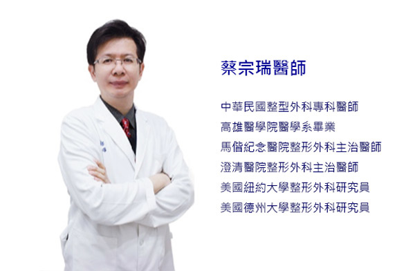 蔡宗瑞醫師-醫美診所推薦