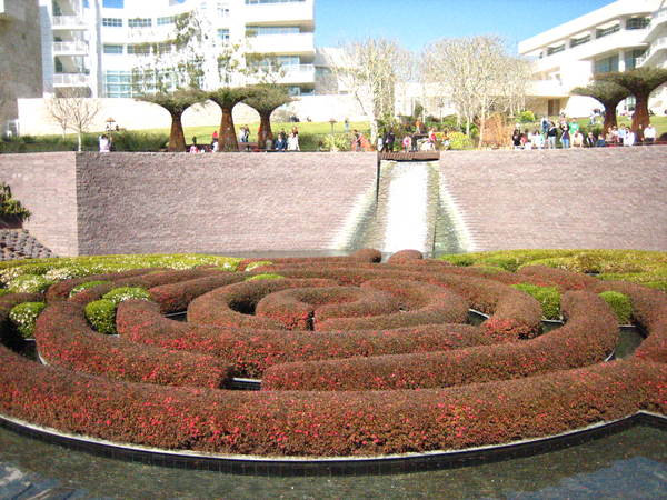 Getty Center花園中央