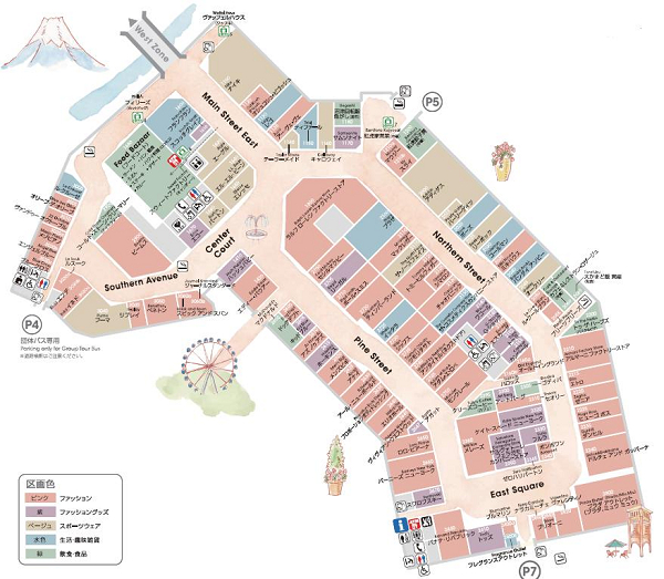 North Premium Outlets Map