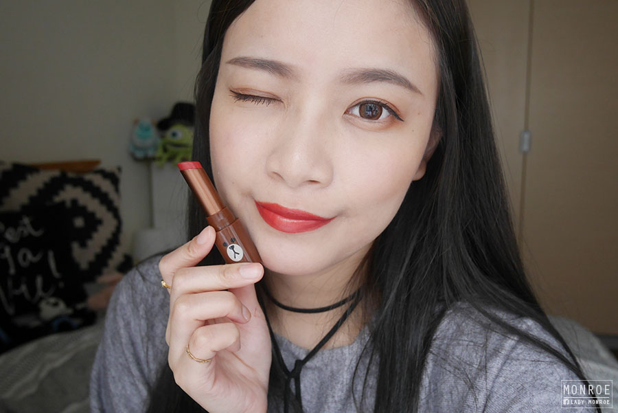 2016 top10 lipstick - 25 MISSHA Line Friends Edition M Matt Lip Rouge MRD02