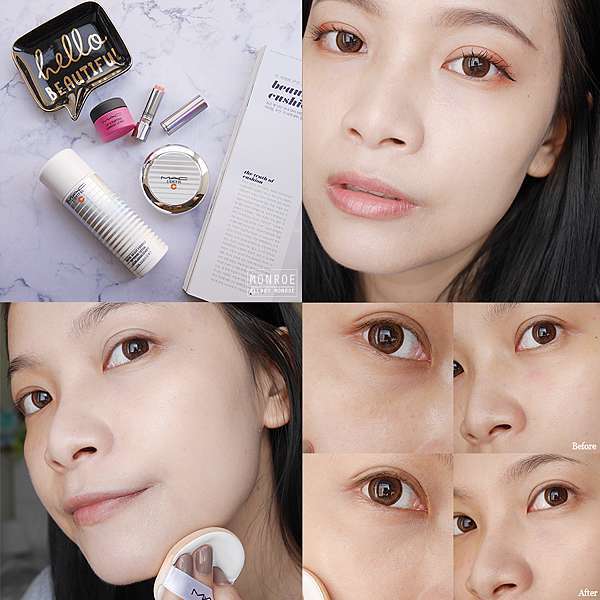 Makeup 打造母胎般的亮透白肌讓我從2016喜歡到2017的m A C亮白c美白氣墊粉餅 Msbb Lady Monroe 痞客邦