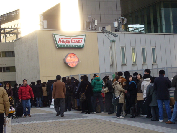 Krispy Kreme在日本造成風潮