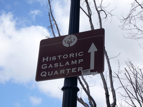 Direction to Gaslamp Quarter