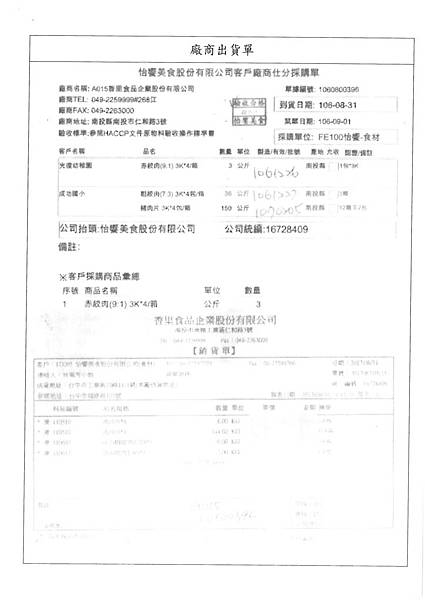 106.9.1-香里豬肉片-CAS、台糖有機皺白葉-CAS、玉美番茄-Q(2)