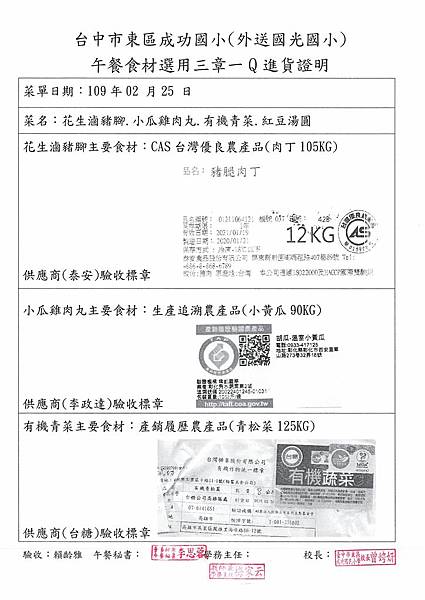 109.2.25-泰安肉丁-CAS、李政達小黃瓜-產銷履歷、台糖有機青松菜CAS(1).jpg