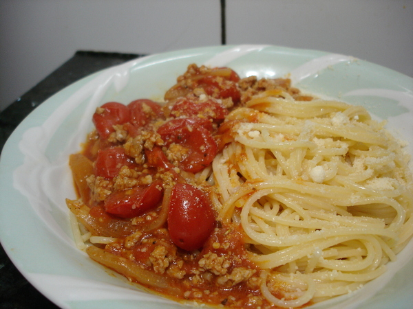 20080124-1 番茄肉醬乳酪義大利麵