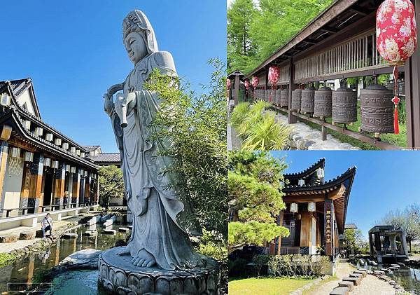 北后寺,宜蘭秘境,員山鄉,泥塑大佛,落羽松,東方禪風,轉經輪,宜蘭,員山,宜蘭寺廟,員山寺廟,北后寺・聽水,宜蘭景點,員山景點,宜蘭版慶修院,轉經輪祈福園區,祈福廣場,聽水咖