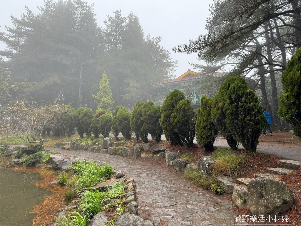 煙雨迷濛中的高山仙境【福壽山農場_天池】具有靈氣終年不竭，池