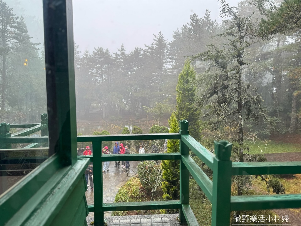 煙雨迷濛中的高山仙境【福壽山農場_天池】具有靈氣終年不竭，池