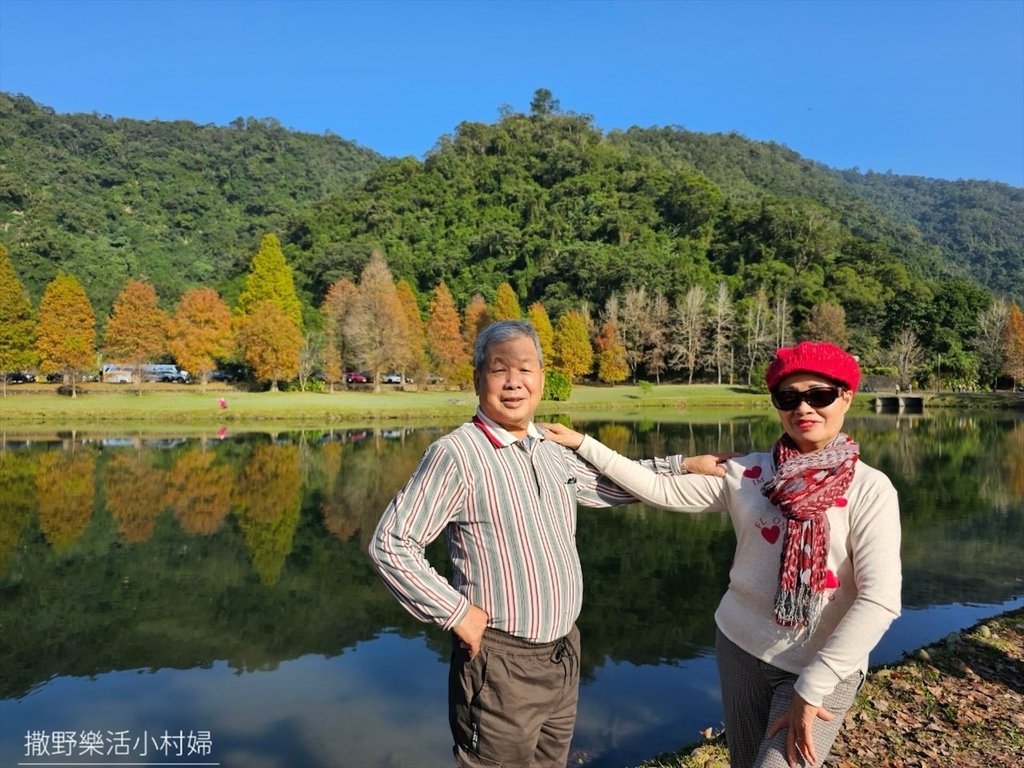 一年四季都好拍的秘境【蜊埤湖】絕美湖光山色倒影，肥肥鴨鵝戲水