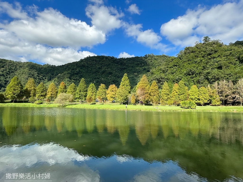 一年四季都好拍的秘境【蜊埤湖】絕美湖光山色倒影，肥肥鴨鵝戲水