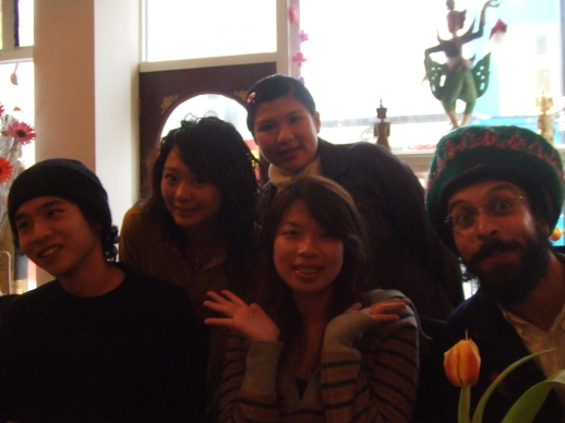 Kazuhi, Sunny, Wen-chun, Me, Rachid