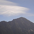 關山山頂上美麗的雲