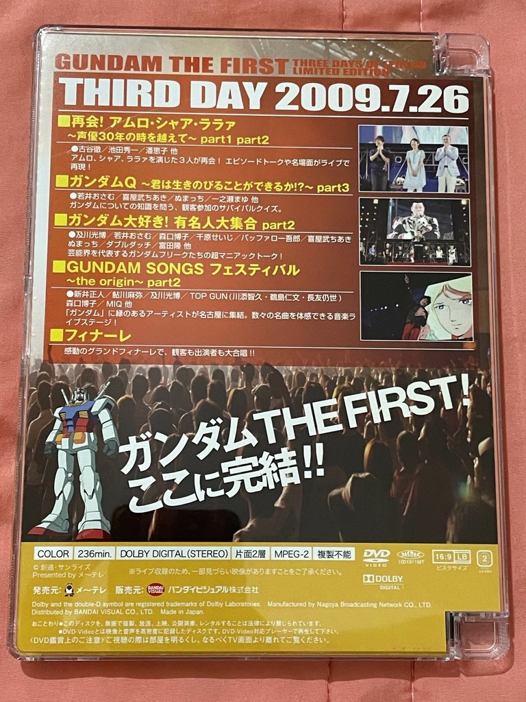 生誕30周年祭in NAGOYA ガンダムTHE FIRST 伝説の3DAYS 永久保存版 生誕30周年祭in NAGOYA ガンダムTHE FIRST 伝説の3DAYS 永久保存版